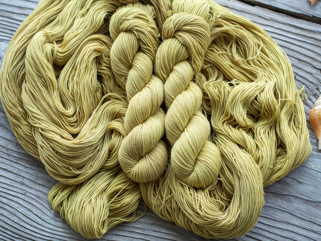 Weld and Logwood Naturally Dyed Sock