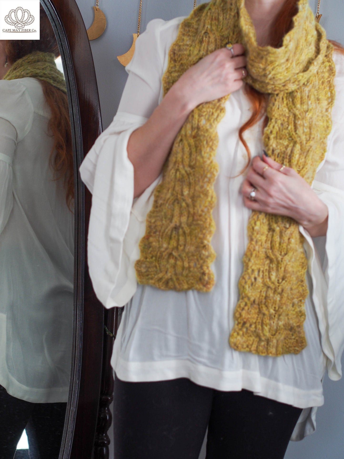 Wishbone Scarf Fingering and Lace weight Kit