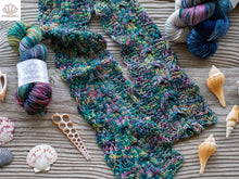 Load image into Gallery viewer, Wishbone Scarf Sport Weight Hand Knitting Pattern
