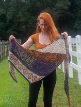 Load image into Gallery viewer, Autumn Crunch Shawl DK Weight Hand Knitting Pattern
