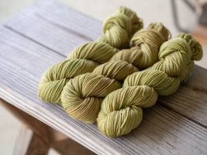 Avocado and Mulberry Leaf Naturally Dyed DK