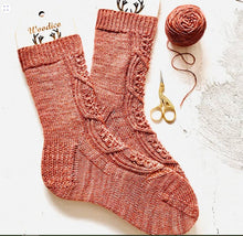 Load image into Gallery viewer, Cloudchaser Socks Fingering Weight Knitting Pattern
