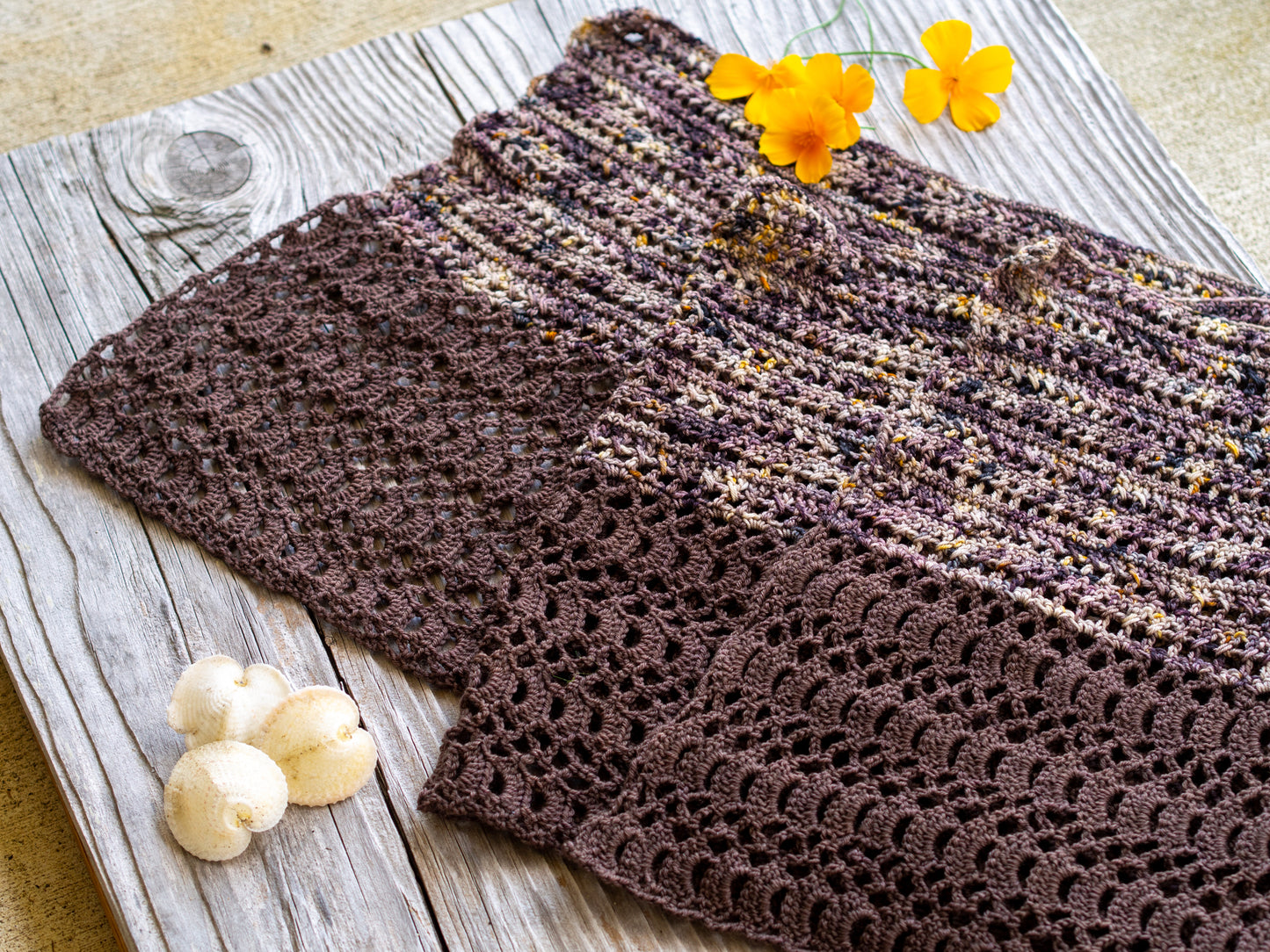Crochet Charmer's Shawl Crochet Pattern Fingering Weight