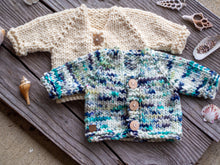 Load image into Gallery viewer, Hawser Baby Cardi Super Bulky Weight Knitting Pattern
