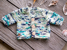 Load image into Gallery viewer, Hawser Baby Cardi Super Bulky Weight Knitting Pattern
