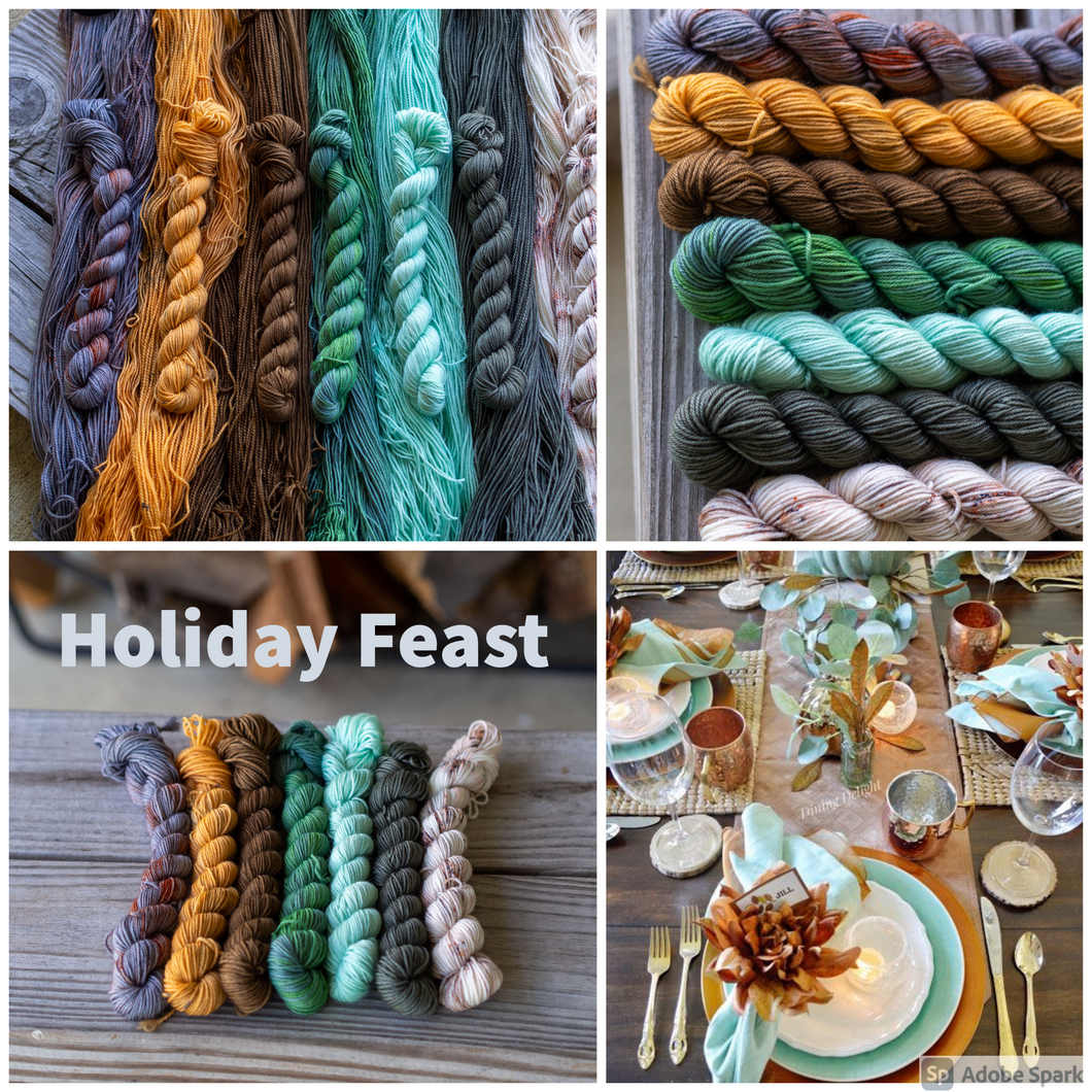 Holiday Feast 7 Mini Skein Set