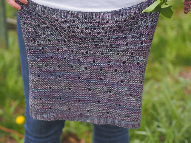 Dodging Rain Drops Cowl Knitting Pattern Fingering Weight