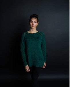 Diopside Pullover Hand Knitting Pattern DK or Worsted Weight