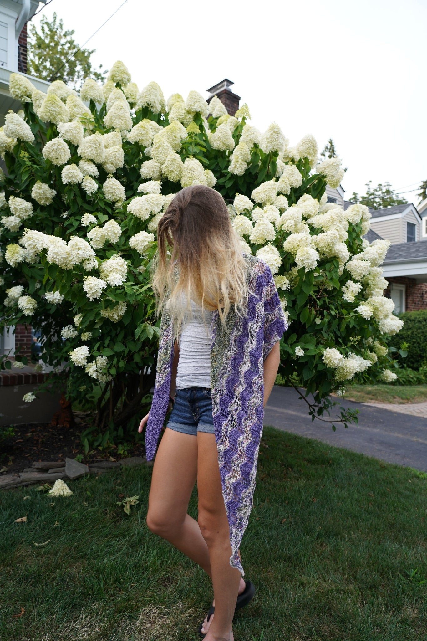 Angler Shawl Fingering Weight Knitting Pattern