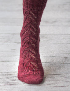 Stone Harbor Sock Knitting Pattern Fingering Weight