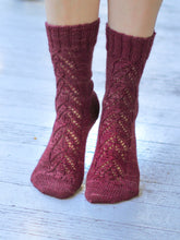 Load image into Gallery viewer, Stone Harbor Sock Knitting Pattern Fingering Weight
