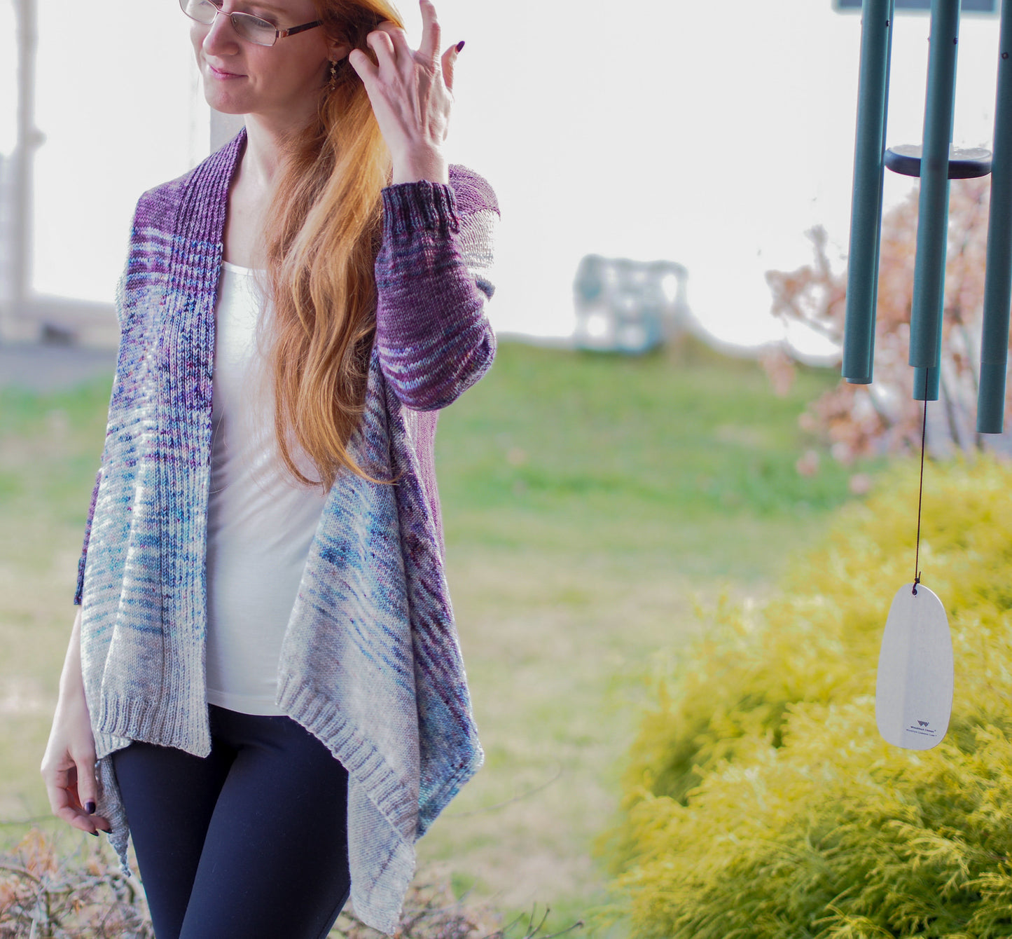 Windward Cardigan Knitting Pattern Fingering Weight