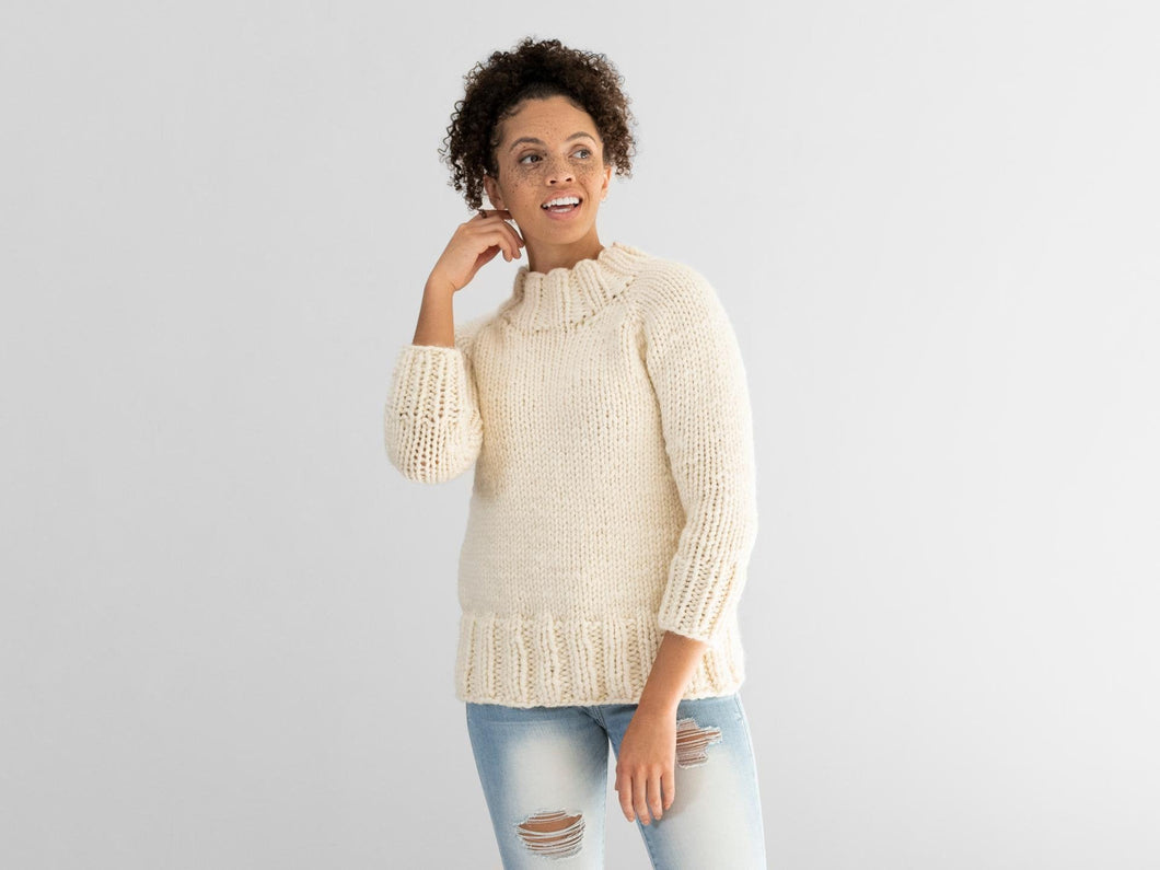 Tunica Pullover Knitting Pattern Super Bulky Weight