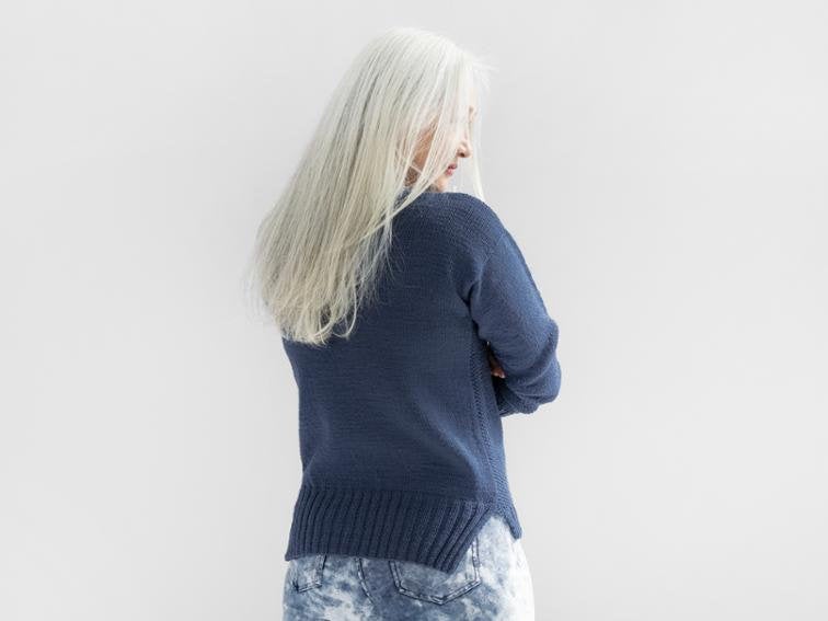 Araminta Pullover Sport or DK Weight Hand Knitting Pattern