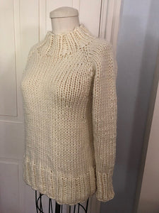 Tunica Pullover Knitting Pattern Super Bulky Weight