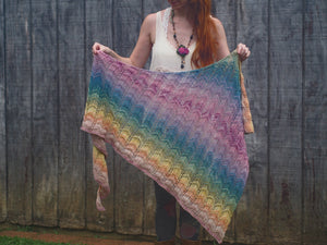 Froth Shawl Knitting Pattern Fingering Weight