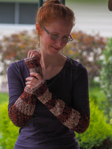 Enchanted Armwarmers Crochet Pattern DK Weight