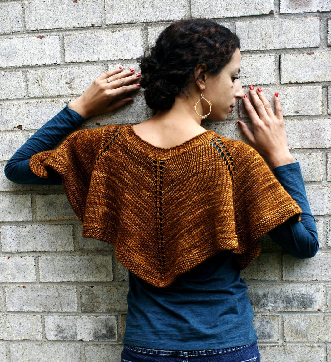 Capelet Duet Knitting Pattern Dk or Worsted Weight