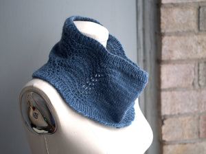 Avion Cowl and Mitts Knitting Pattern DK Weight