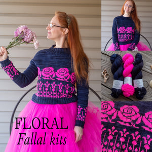 Floral Fallal Knitting Kit - Nautical and Bikini