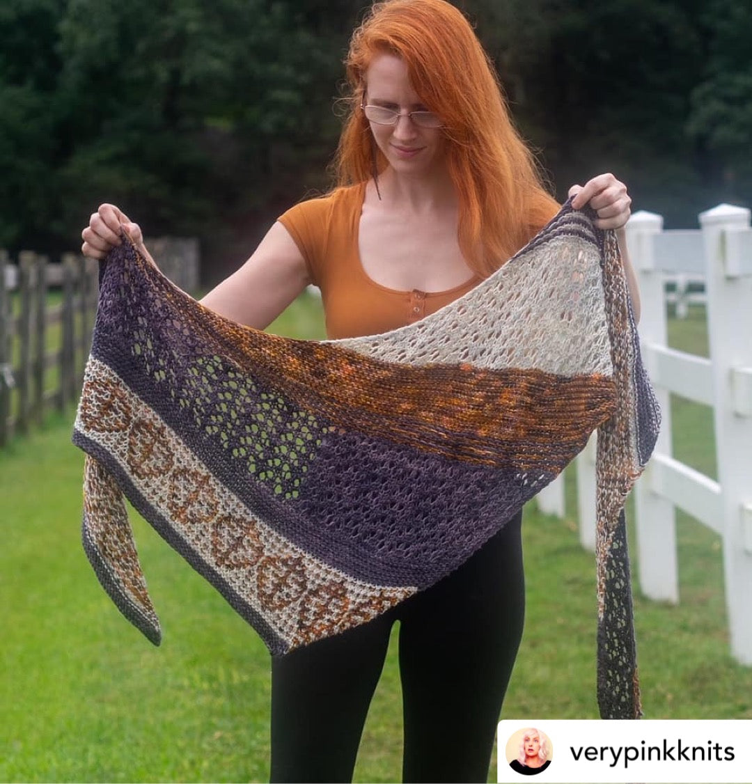 Autumn Crunch Shawl Kit