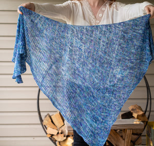 Lilja Light Shawl Lace Weight Knitting Pattern