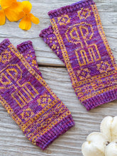 Load image into Gallery viewer, Rune Charm Mitts Pattern for fingering weight
