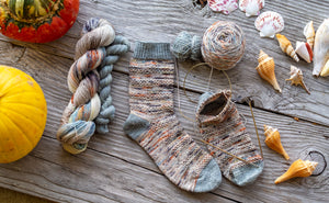 Slip Into Fall Toe Up Knit Sock Pattern