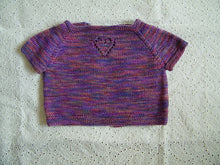 Load image into Gallery viewer, Sweetheart Baby Cardigan Knitting Pattern Fingering Weight
