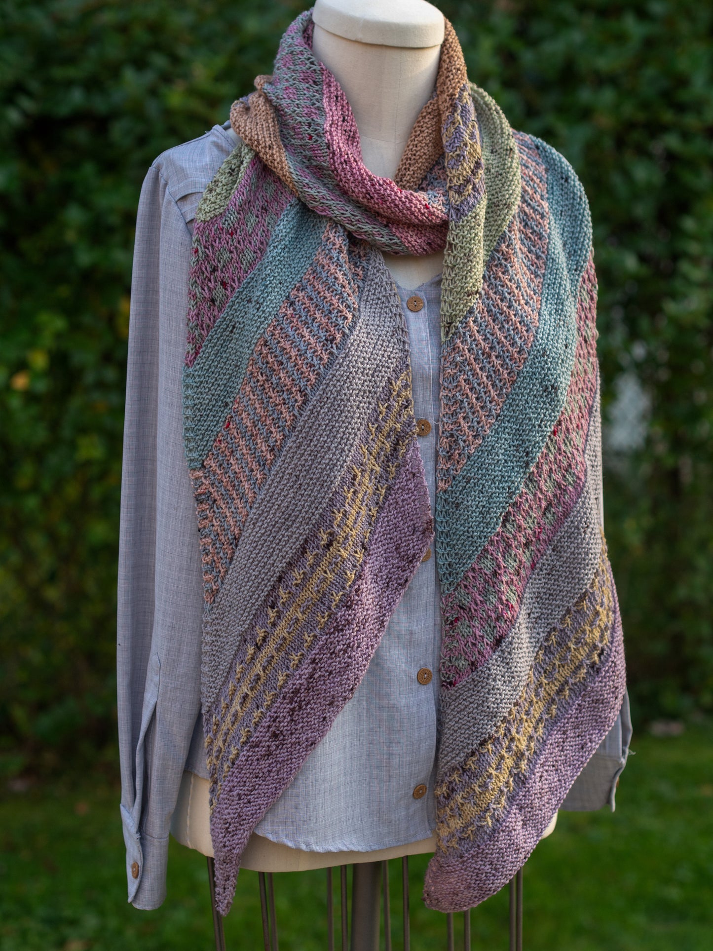 Victorian Winter Wonderland Scarf Fingering or DK Weight Knitting Pattern